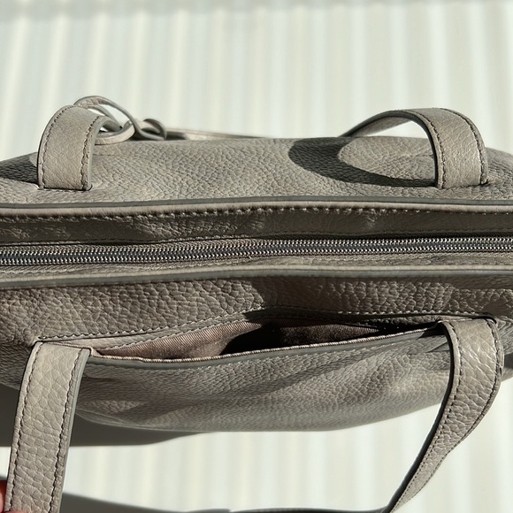 Fossil tote leather bag dove gray - Picture 7 of 15